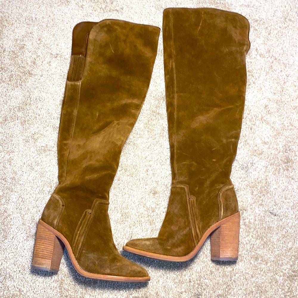 Vince Camuto Women's Over-the-Knee Suede Boots in Brown